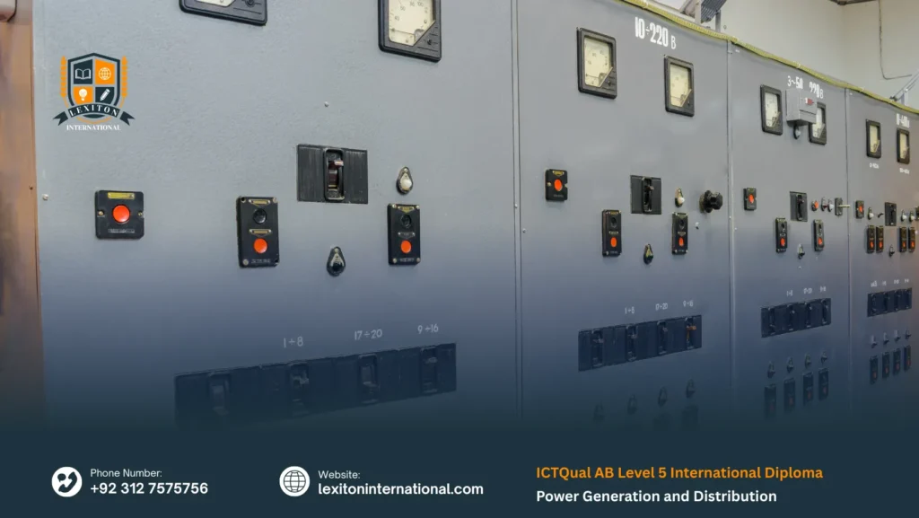 ICTQual AB Level 5 International Diploma in Power Generation and Distribution 259 ICTQual AB Level 5 International Diploma in Power Generation and Distribution
