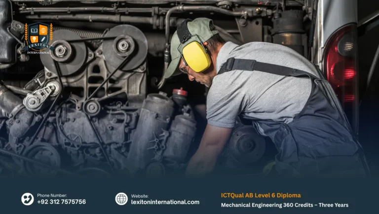 ICTQual AB Level 6 Diploma in Mechanical Engineering 360 Credits – Three Years