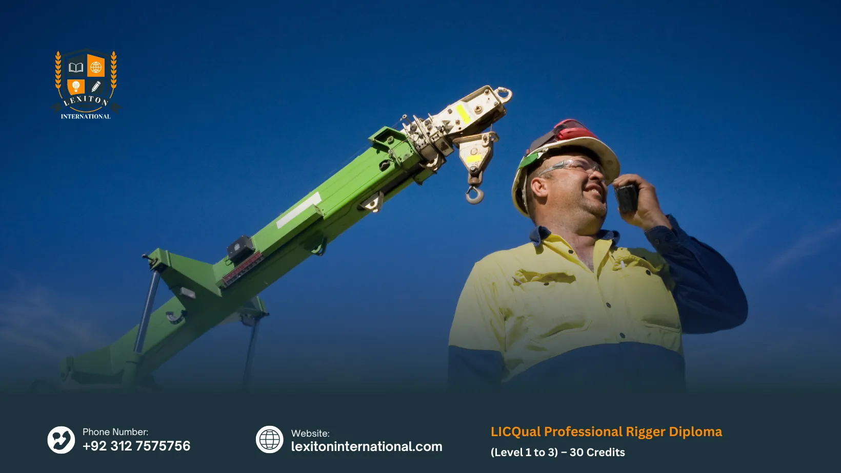 LICQual Professional Rigger Diploma (Level 1 to 3) – 30 Credits