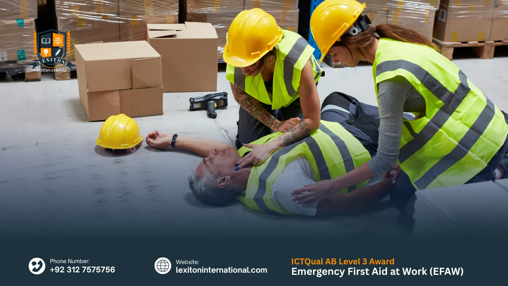 ICTQual AB Level 3 Award in Emergency First Aid at Work (EFAW)