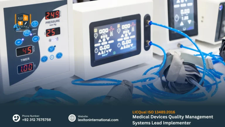 LICQual ISO 13485:2016 Medical Devices Quality Management Systems Lead Implementer