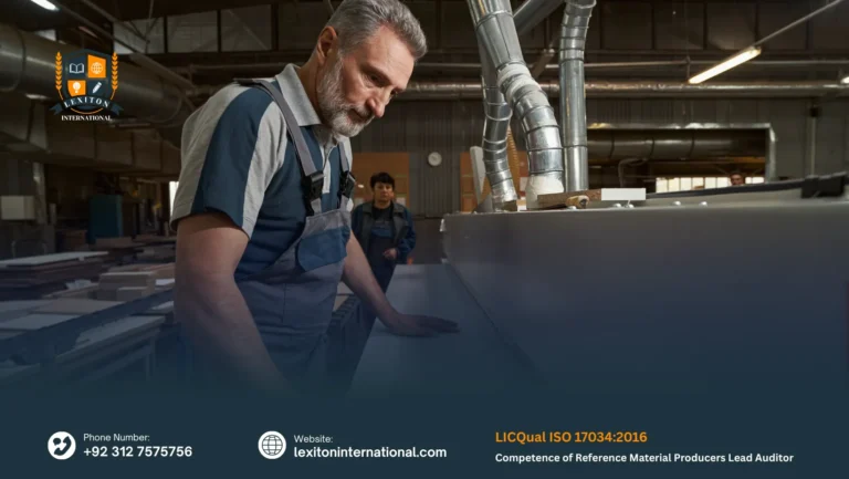 LICQual ISO 17034:2016 Competence of Reference Material Producers Lead Auditor