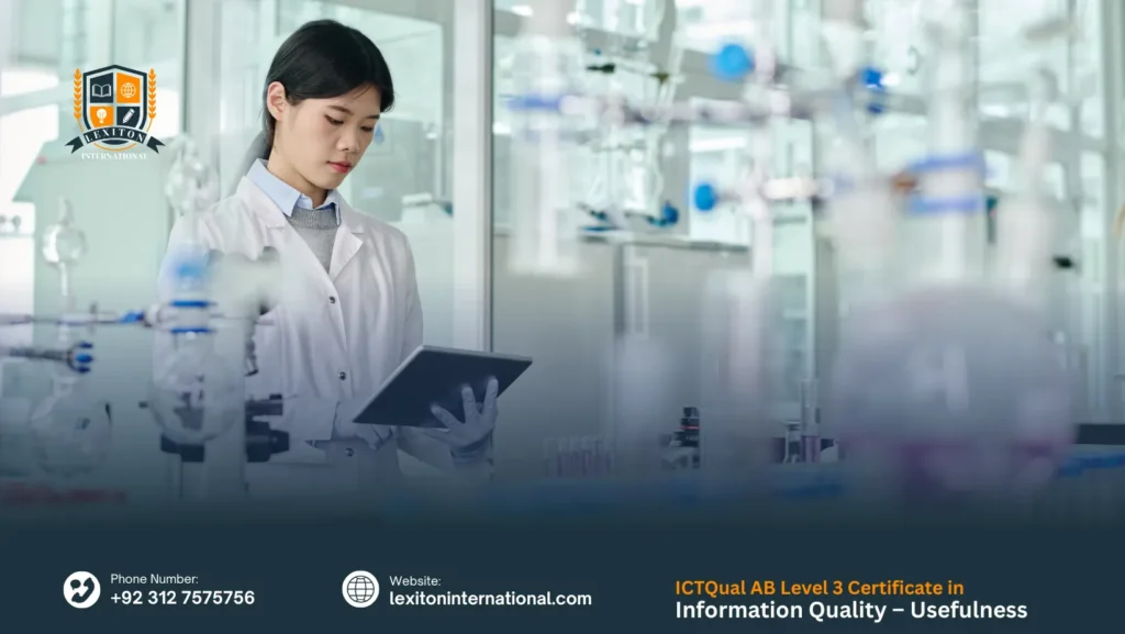 ICTQual AB Level 3 Certificate in Information Quality – Usefulness