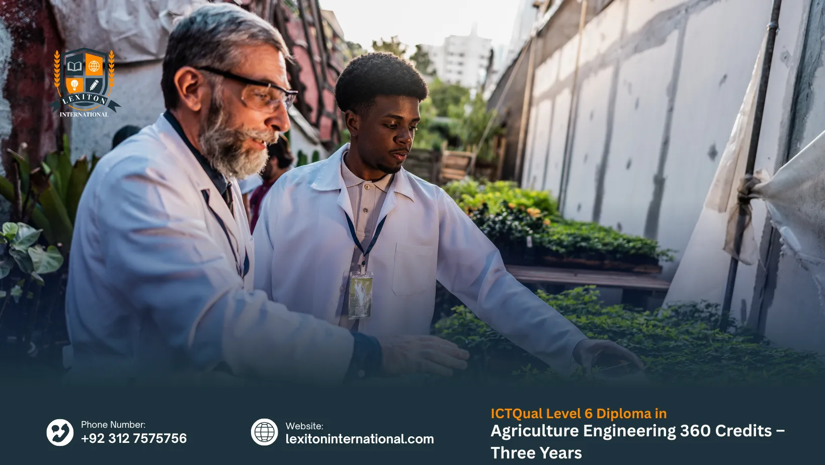 ICTQual Level 6 Diploma in Agriculture Engineering 360 Credits – Three Years