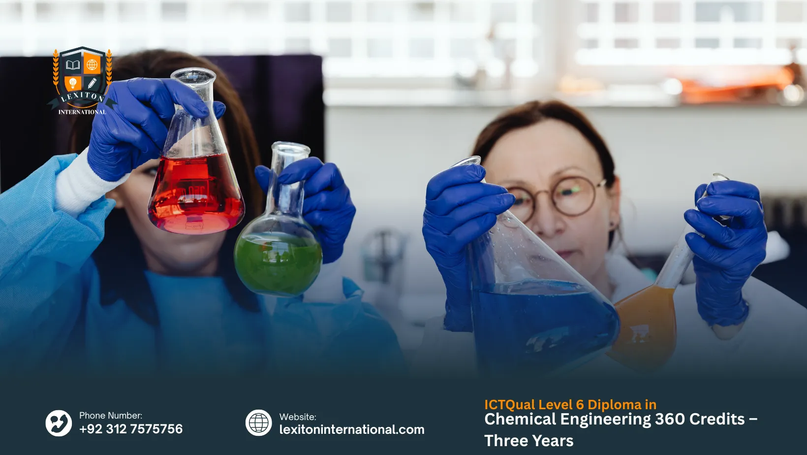 ICTQual Level 6 Diploma in Chemical Engineering 360 Credits – Three Years