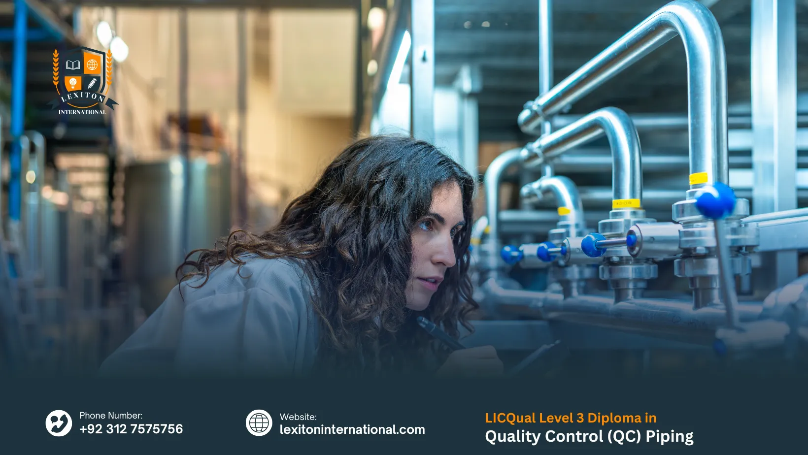 LICQual Level 3 Diploma in Quality Control (QC) Piping