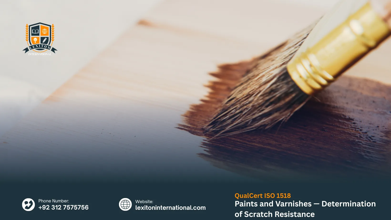 QualCert ISO 1518 Paints and Varnishes — Determination of Scratch Resistance