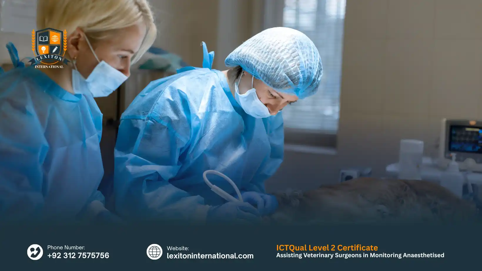 ICTQual Level 2 Certificate in Assisting Veterinary Surgeons in Monitoring Anaesthetised and Sedated Companion Animals