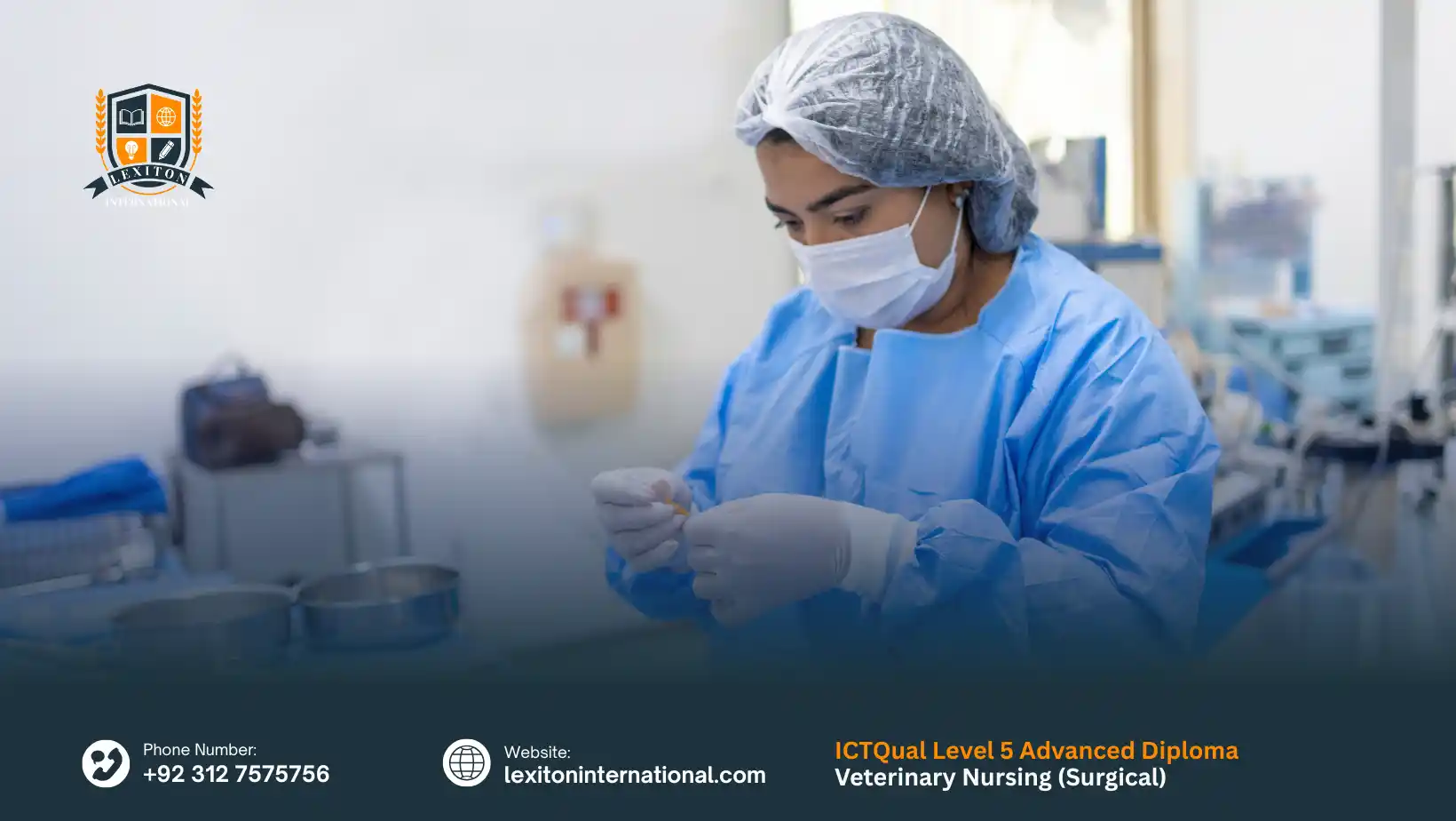 ICTQual Level 5 Advanced Diploma in Veterinary Nursing (Surgical)