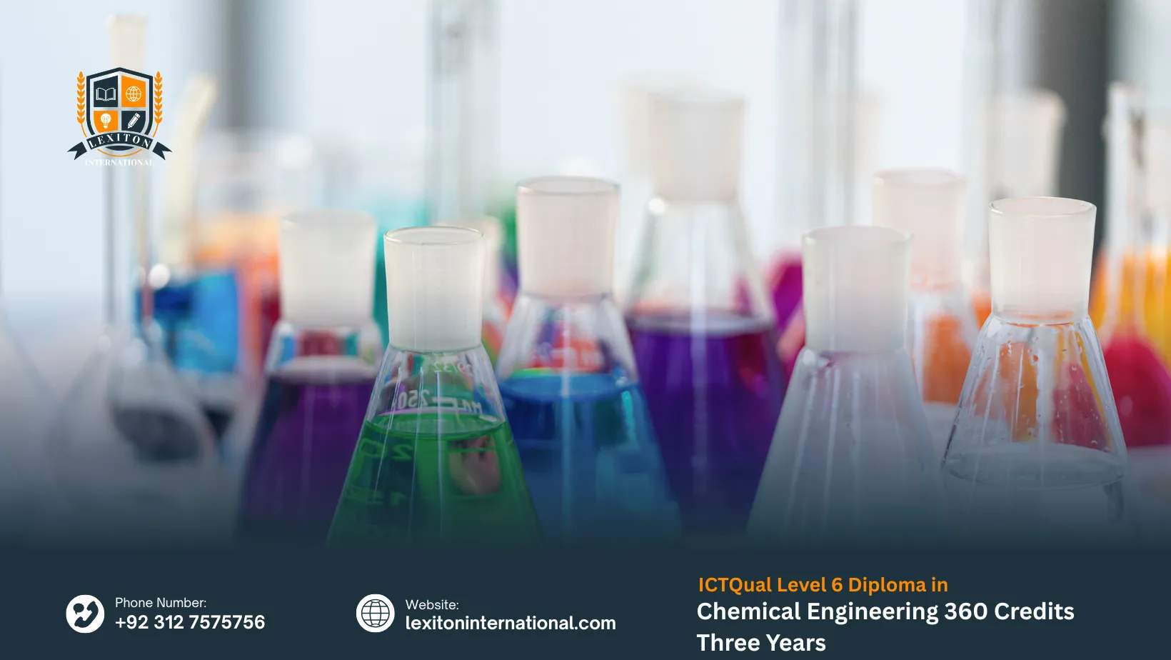 ICTQual Level 6 Diploma in Chemical Engineering 360 Credits –Three Years