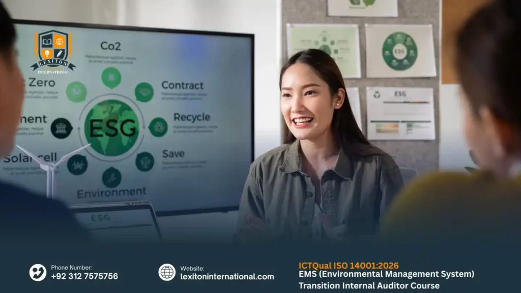 ICTQual ISO 14001:2026 EMS (Environmental Management System) Transition Internal Auditor Course 1 ICTQual ISO 14001:2026 EMS (Environmental Management System) Transition Internal Auditor Course