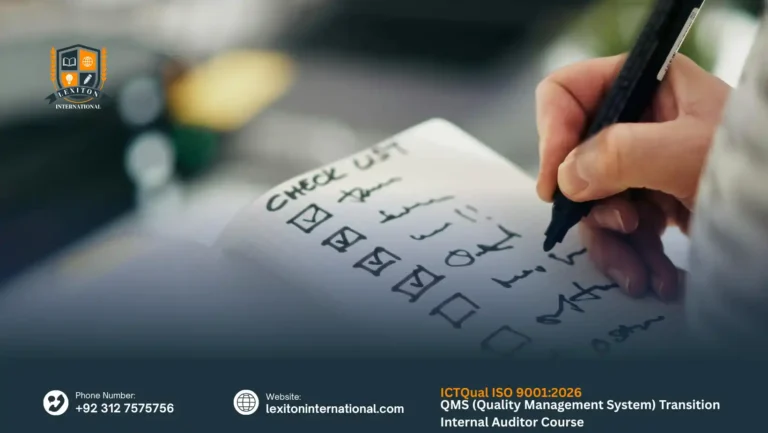 ICTQual ISO 9001:2026 QMS (Quality Management System) Transition Internal Auditor Course