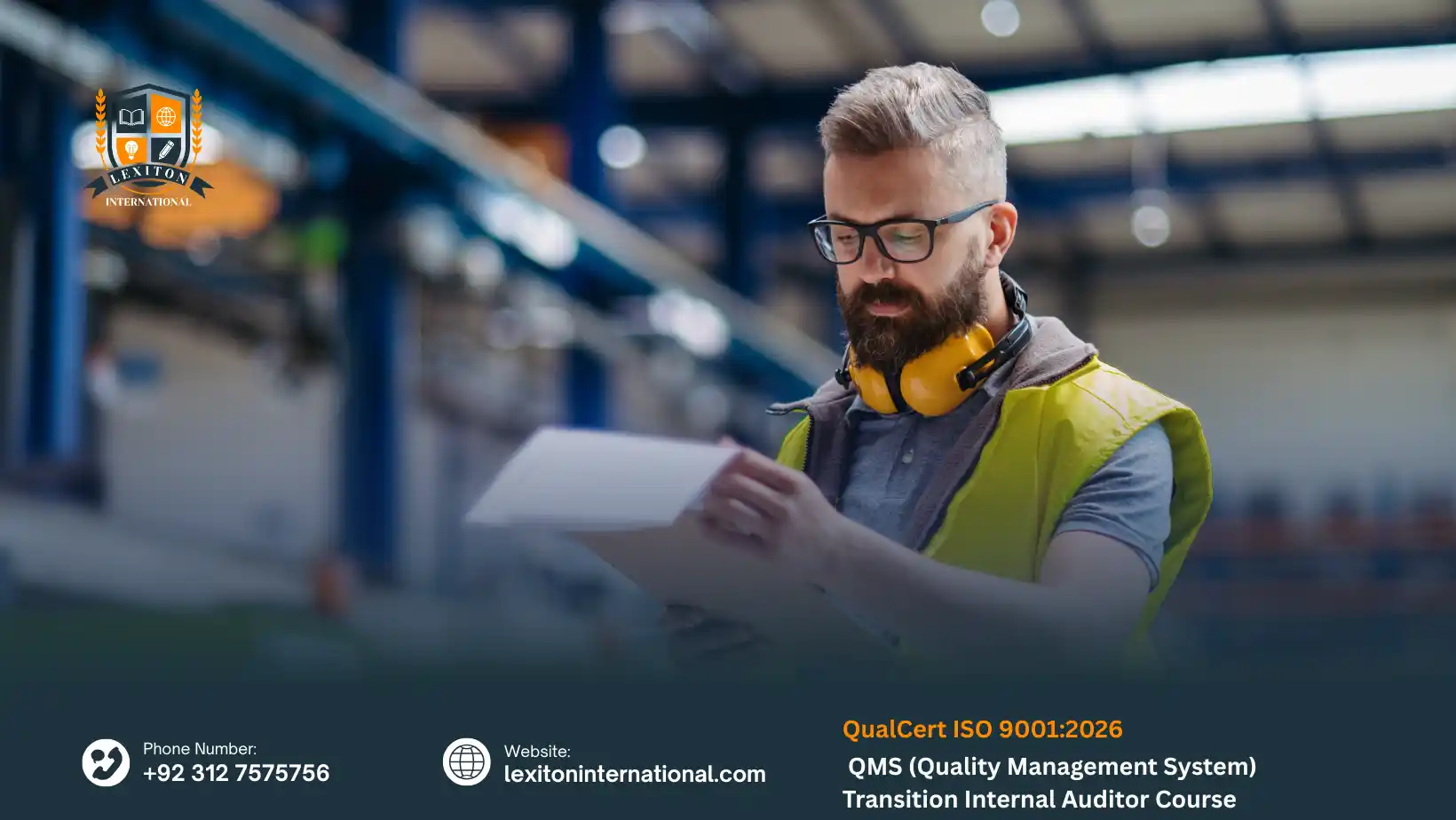 QualCert ISO 9001:2026 QMS (Quality Management System) Transition Internal Auditor Course