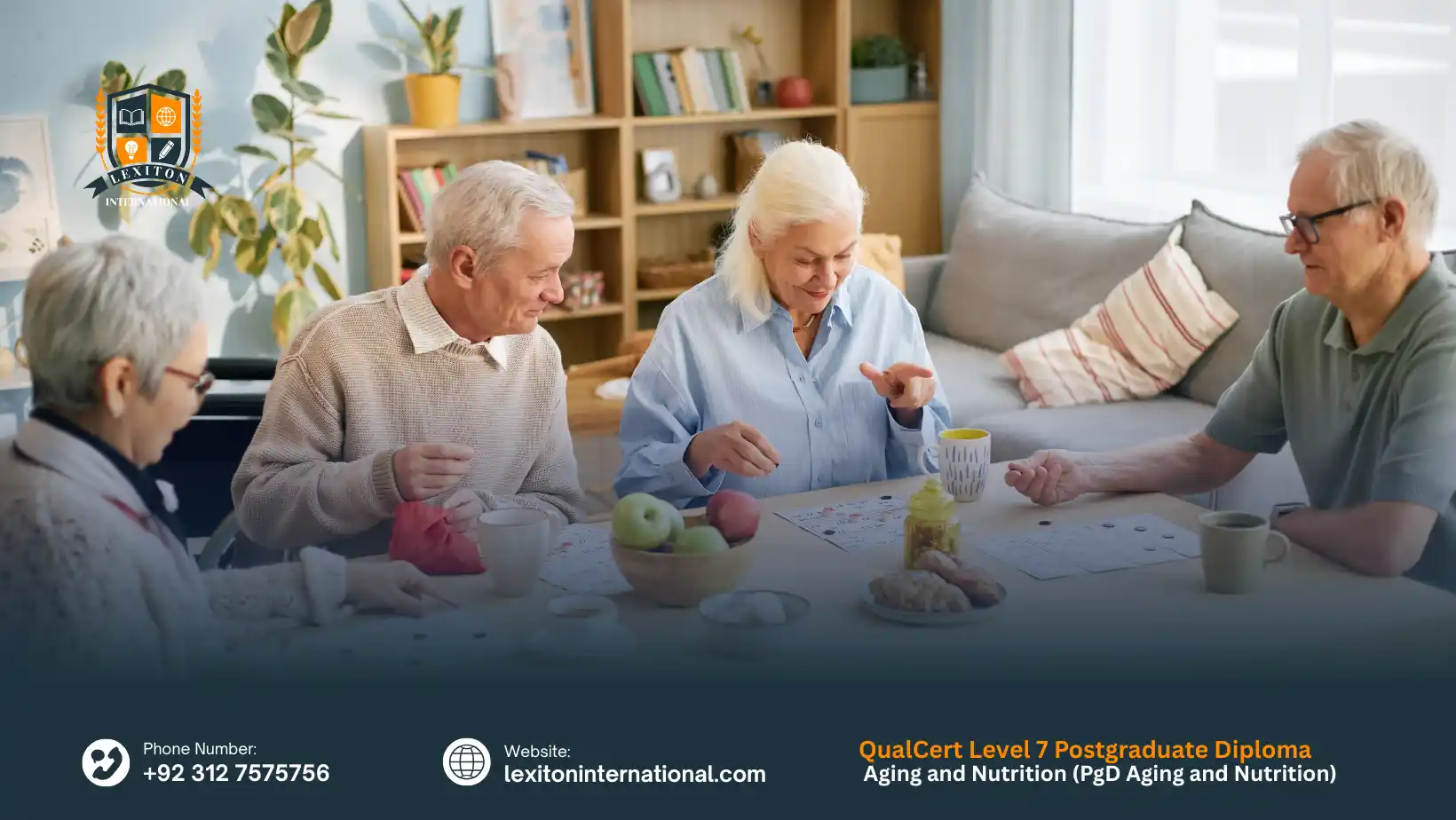 QualCert Level 7 Postgraduate Diploma in Aging and Nutrition (PgD Aging and Nutrition)