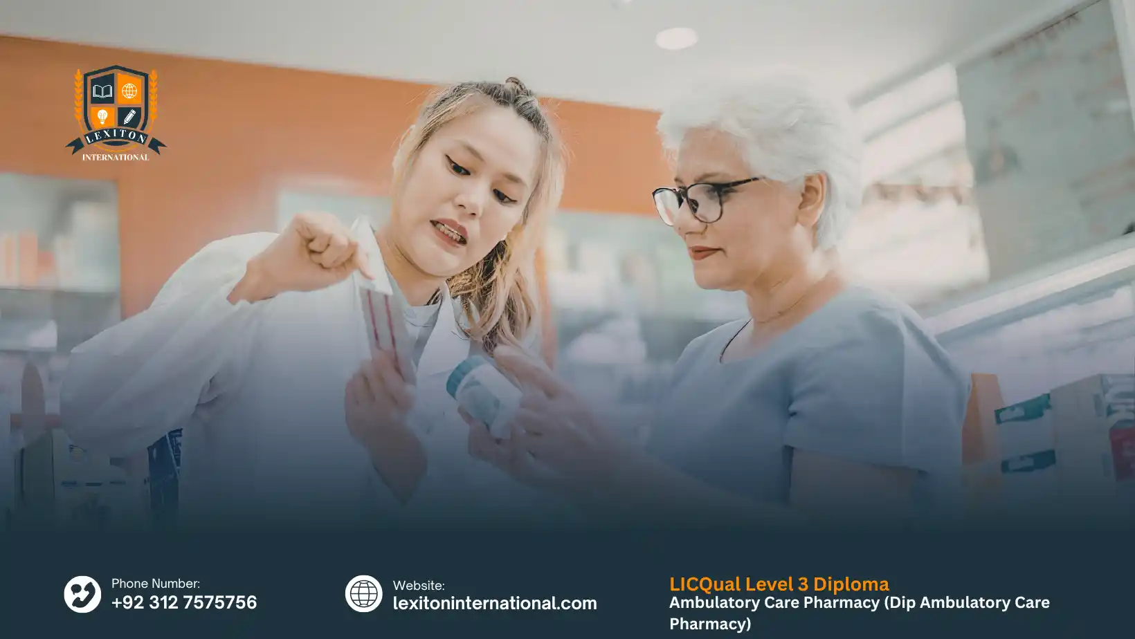 LICQual Level 3 Diploma in Ambulatory Care Pharmacy (Dip Ambulatory Care Pharmacy)