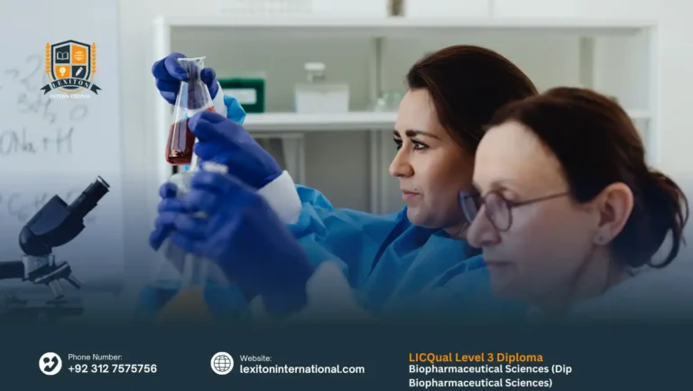 LICQual Level 3 Diploma in Biopharmaceutical Sciences (Dip Biopharmaceutical Sciences)