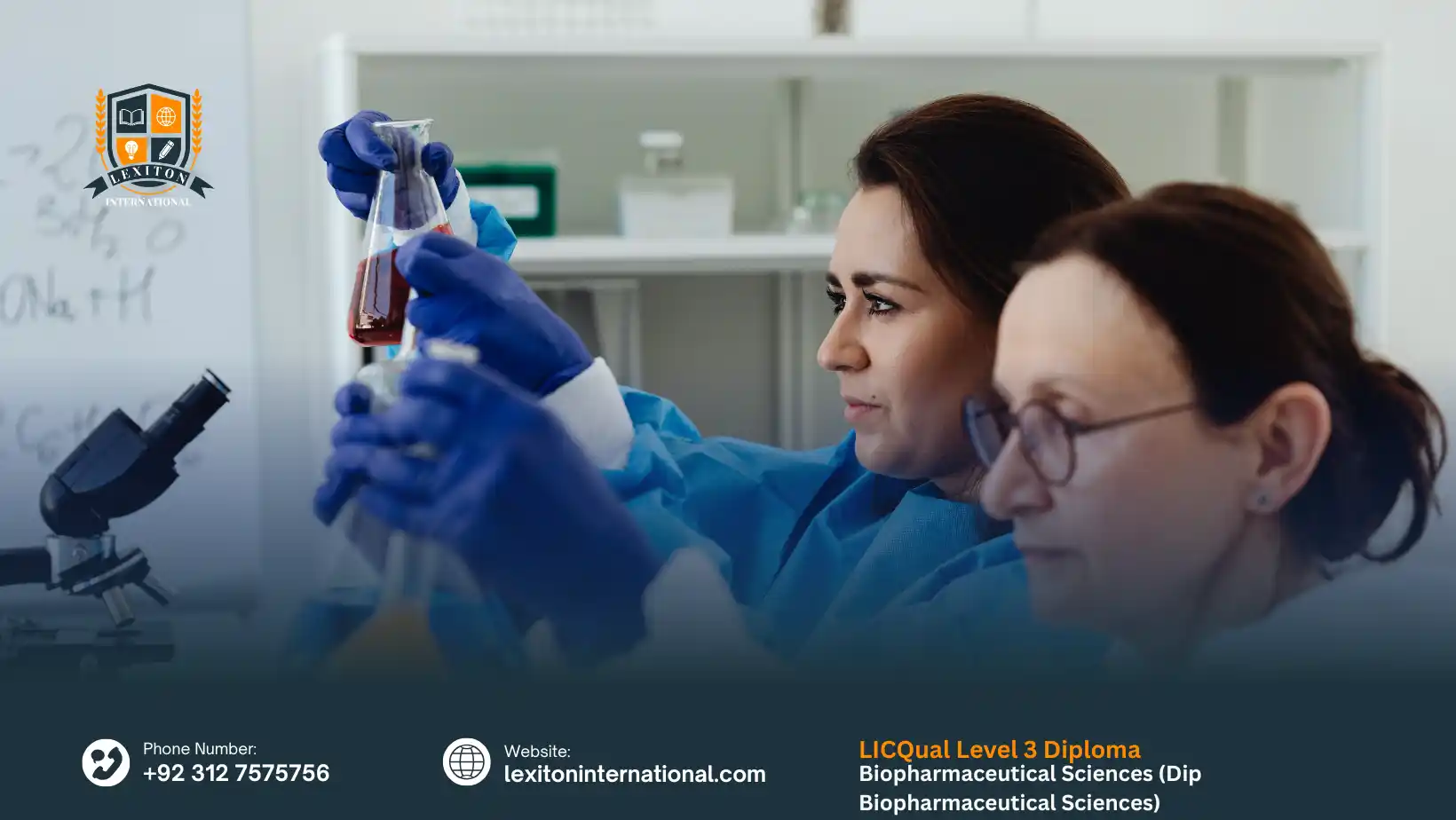 LICQual Level 3 Diploma in Biopharmaceutical Sciences (Dip Biopharmaceutical Sciences)