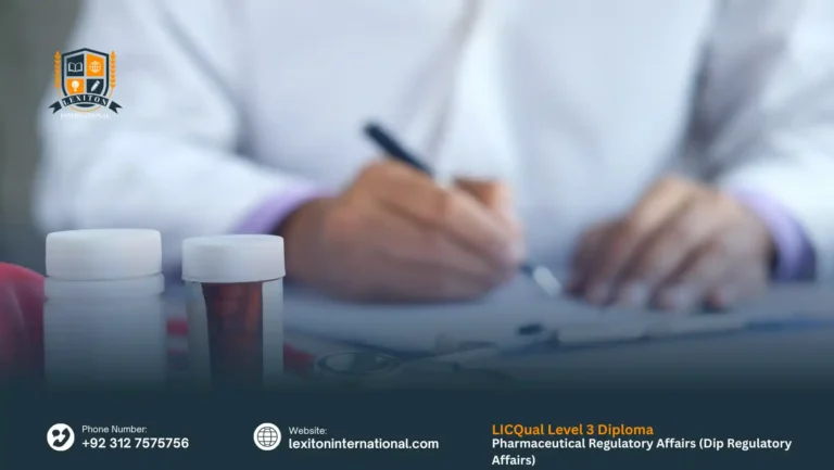 LICQual Level 3 Diploma in Pharmaceutical Regulatory Affairs (Dip Regulatory Affairs)  