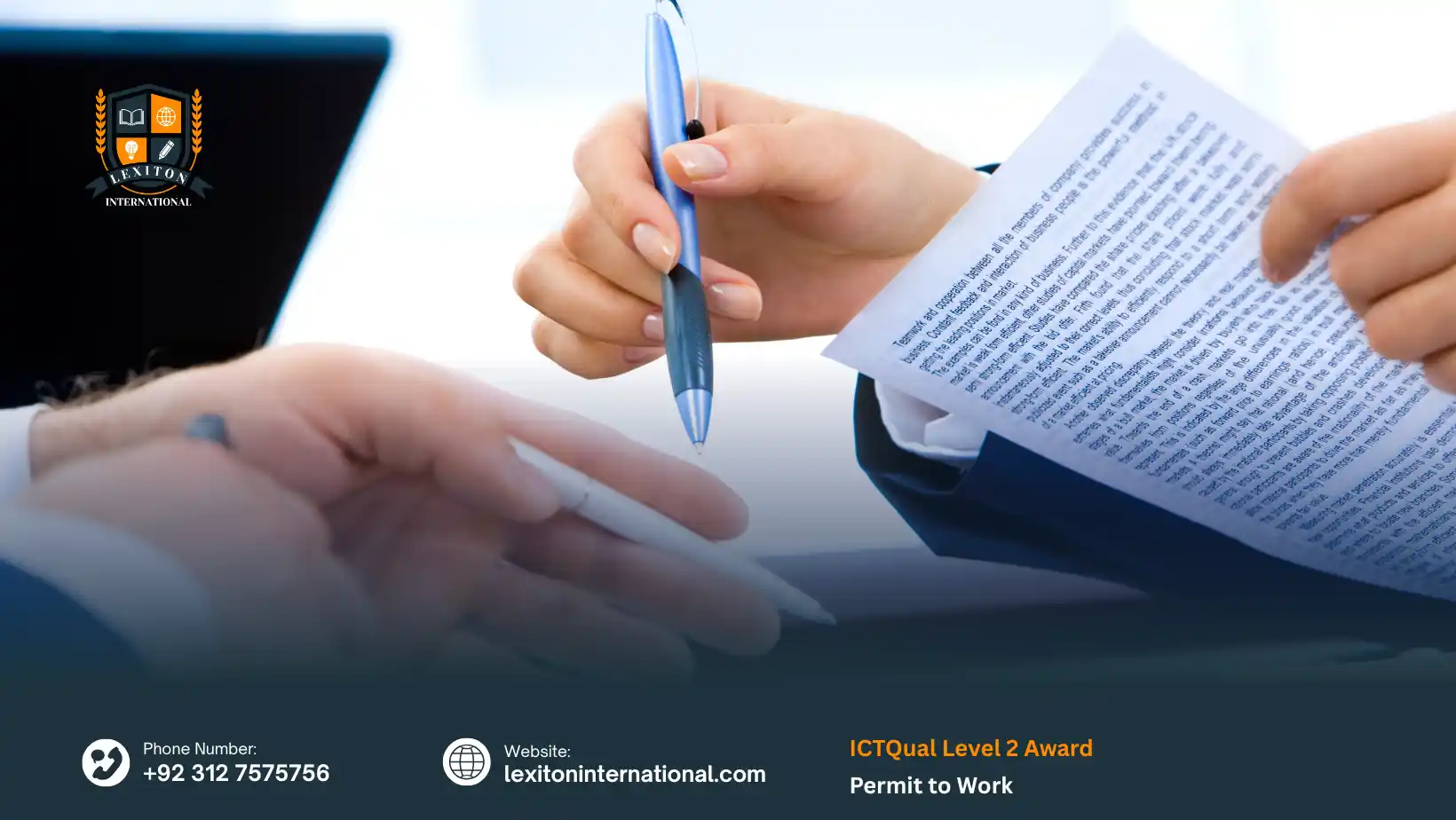 ICTQual Level 2 Award in Permit to Work 1 ICTQual Level 2 Award in Permit to Work