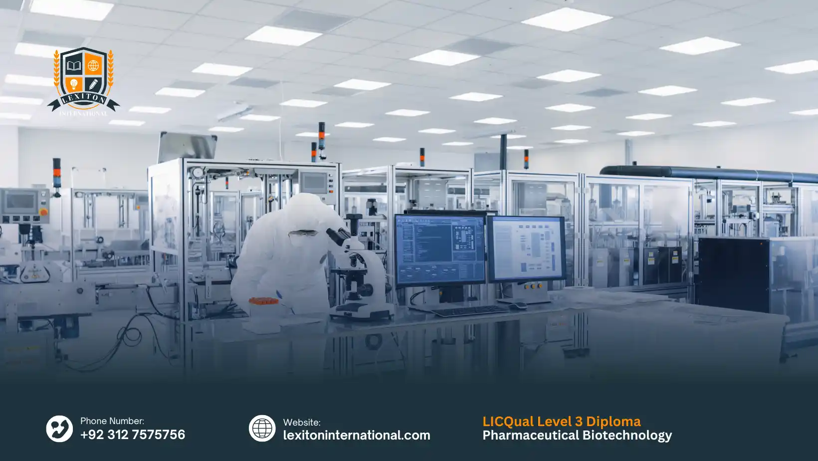 LICQual Level 3 Diploma in Pharmaceutical Biotechnology (Dip Pharmaceutical Biotechnology)