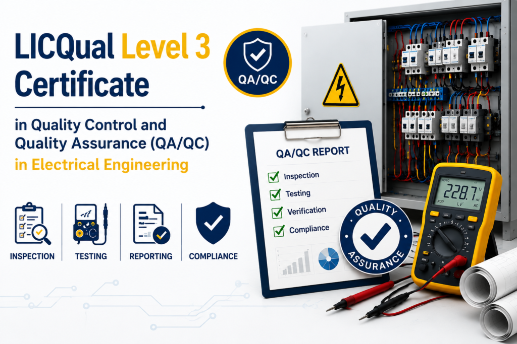 LICQual Level 3 Certificate in Quality Control and Quality Assurance (QA/QC) in Electrical Engineering