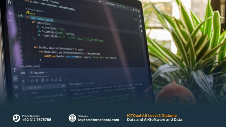 ICTQual AB Level 2 Diploma in Data and AI-Software and Data