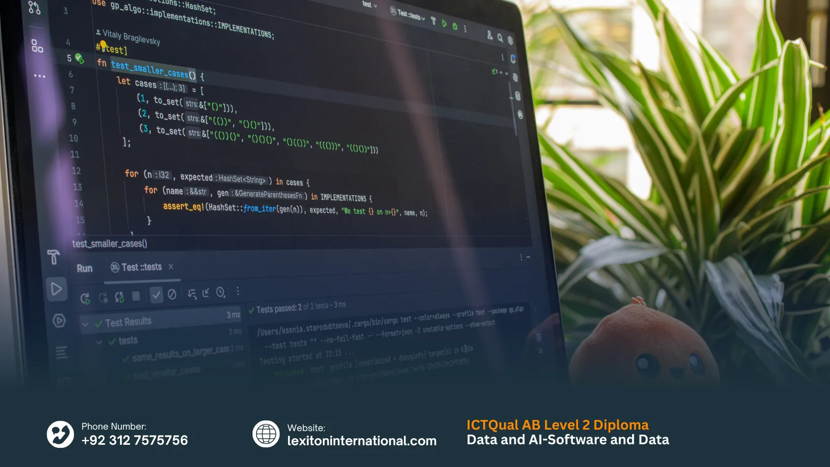 ICTQual AB Level 2 Diploma in Data and AI-Software and Data