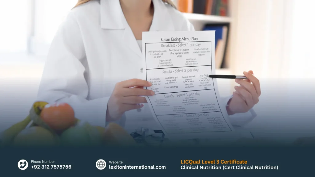 LICQual Level 3 Certificate in Clinical Nutrition (Cert Clinical Nutrition) 248 LICQual Level 3 Certificate in Clinical Nutrition (Cert Clinical Nutrition)