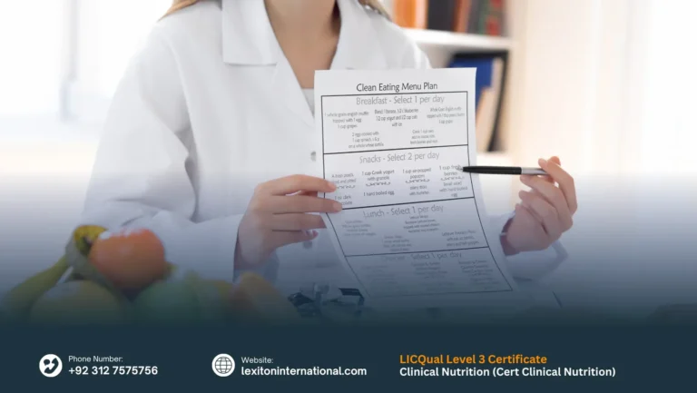 LICQual Level 3 Certificate in Clinical Nutrition (Cert Clinical Nutrition) 3 LICQual Level 3 Certificate in Clinical Nutrition (Cert Clinical Nutrition)