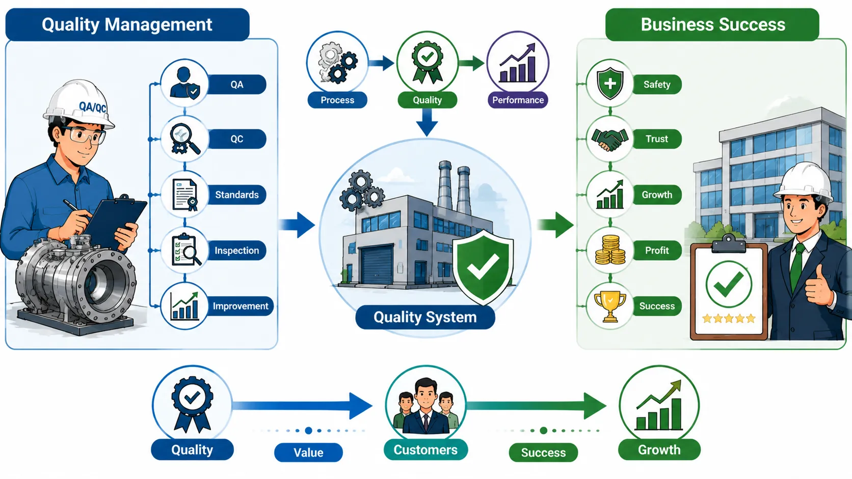 Lesson No 1: Introduction to Quality Control and Quality Assurance in Mechanical Engineering 5 Quality management driving business success