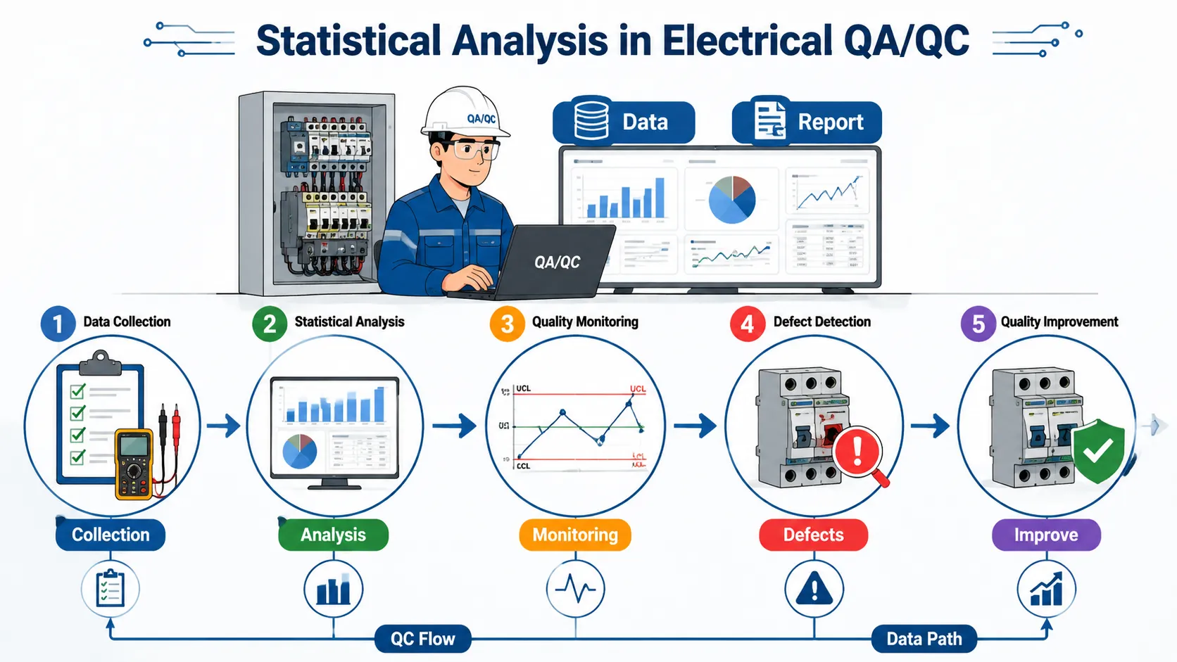 Lesson No 1: Statistical Analysis and Data Interpretation in Electrical QA/QC 1 Statistical analysis in electrical quality control