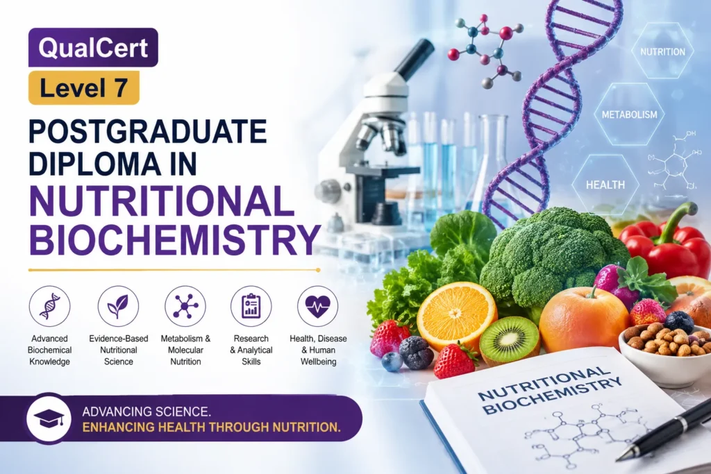 QualCert Level 7 Postgraduate Diploma in Nutritional Biochemistry (Pgd Nutritional Biochemistry)