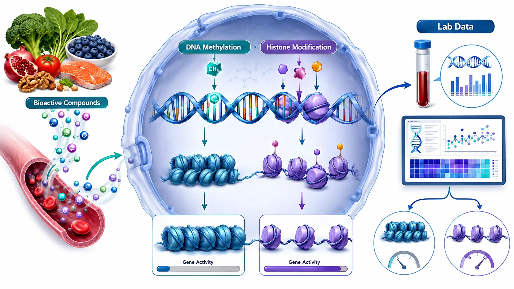 Lesson no 1 : Investigate gene–nutrient interactions and epigenetic influences. 2 ChatGPT Image Aug 31 2026 12 32 03 PM