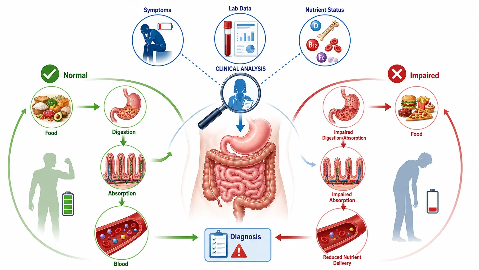 Clinical Analysis of Digestion and Absorption