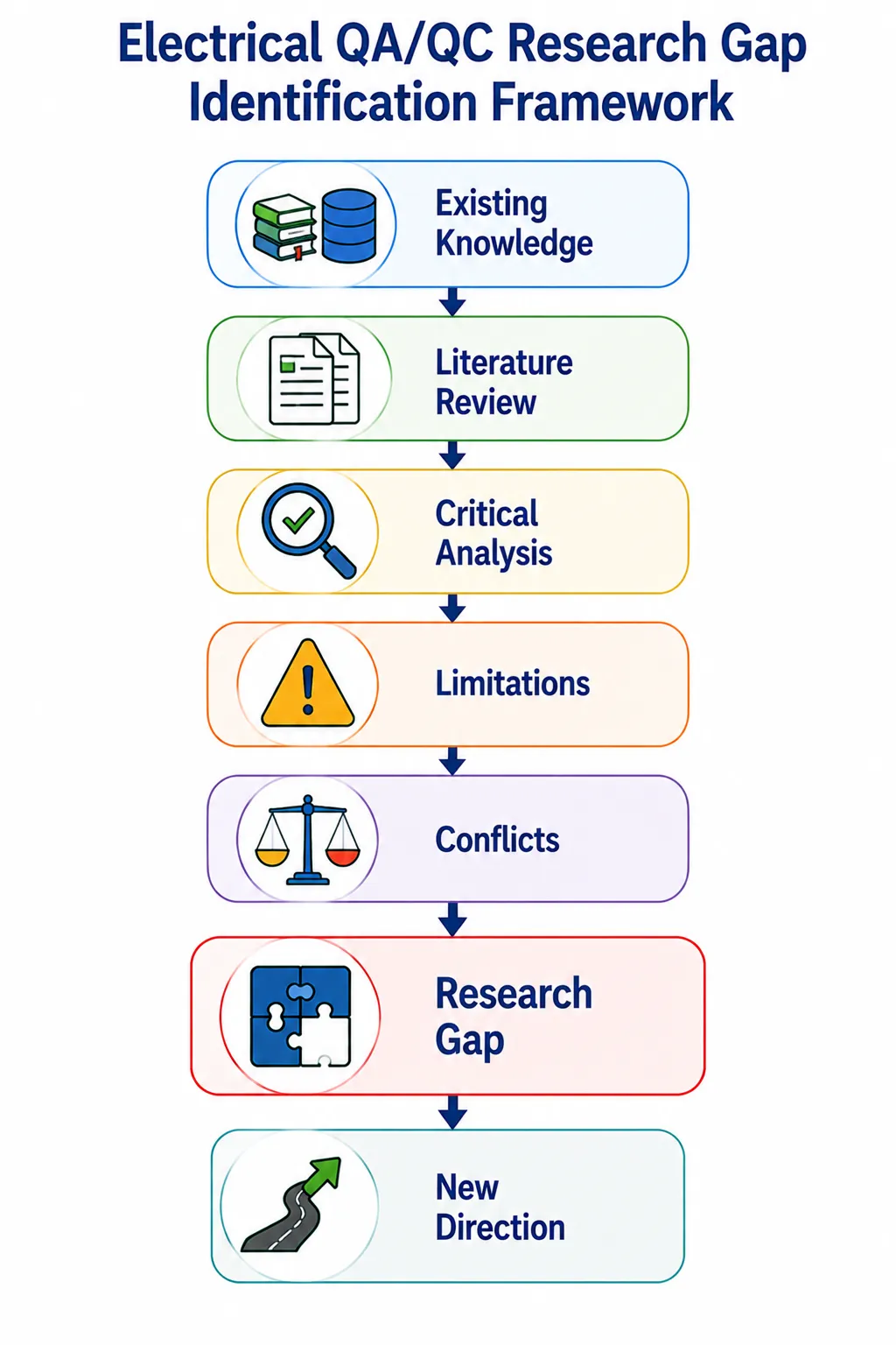 Lesson 2: Conduct a Literature Review to Identify Gaps in Current Knowledge 3 Electrical QAQC Research Gap Framework