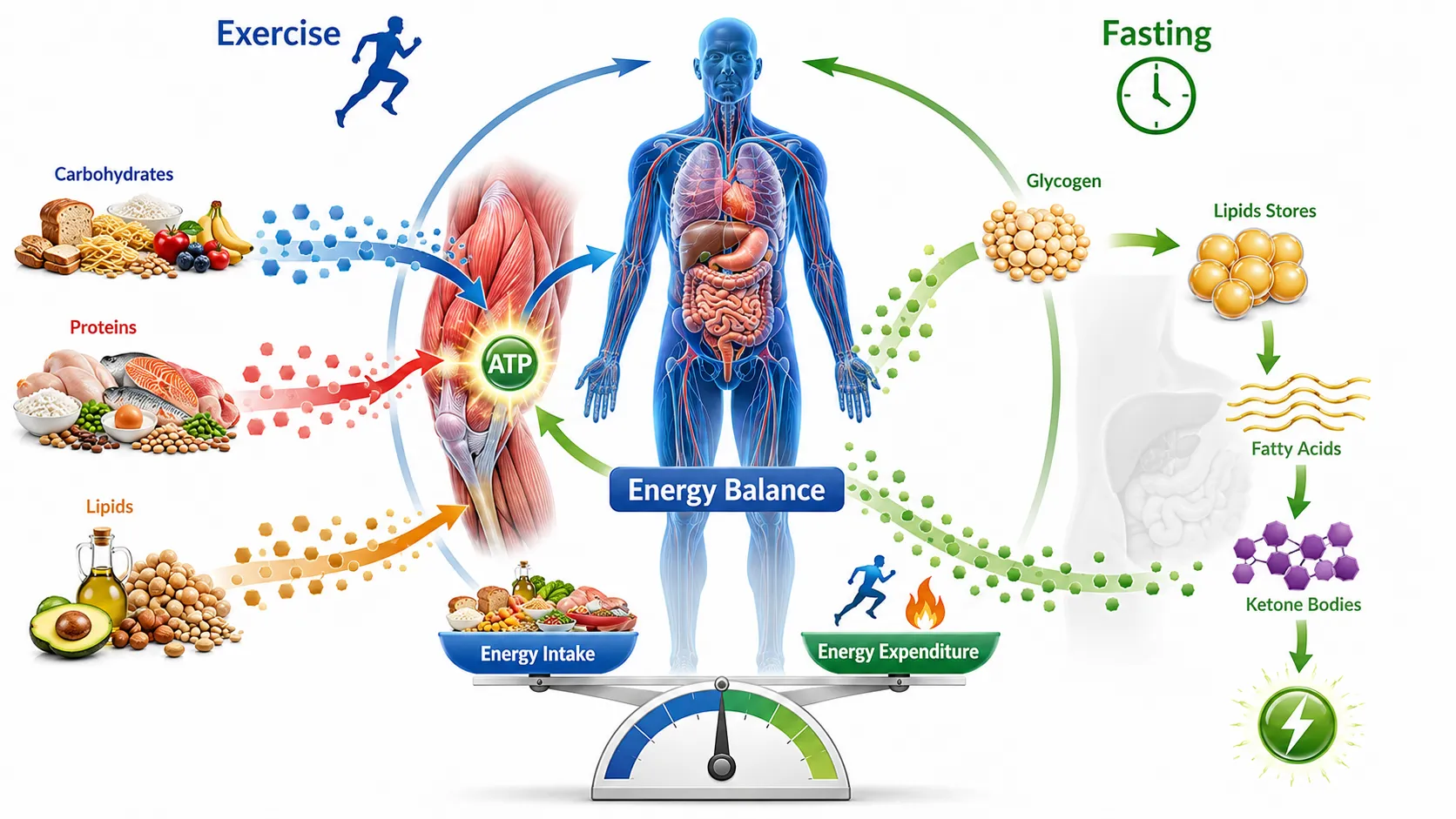 Exercise and Fasting Energy Balance