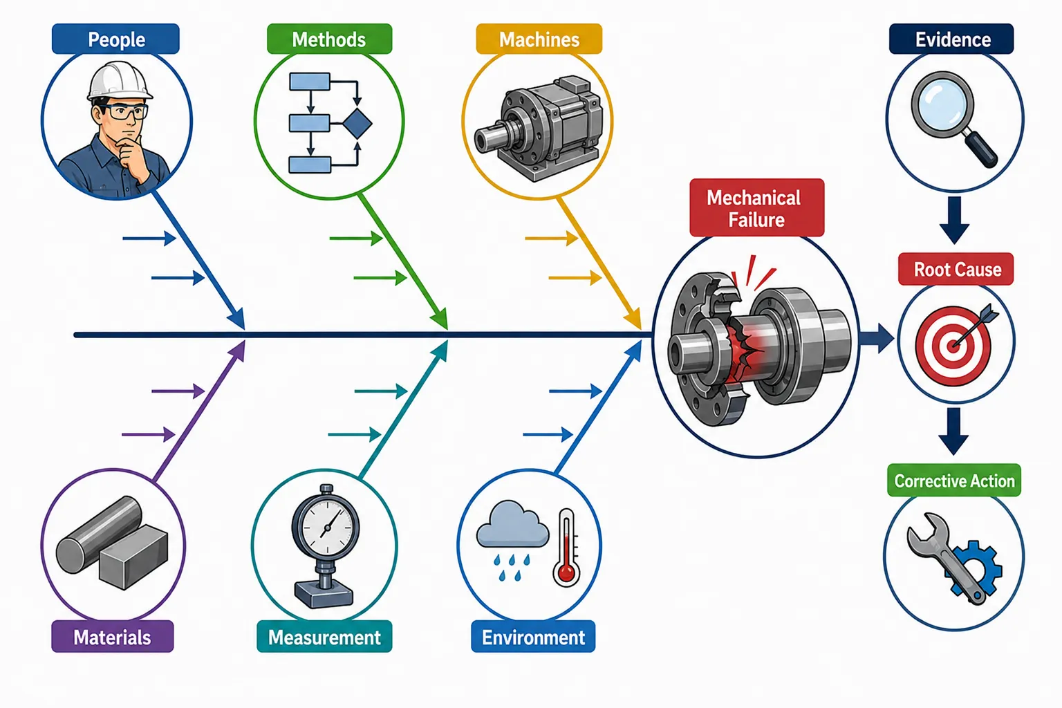 Lesson 3: Apply continuous improvement principles to enhance mechanical engineering operations. 1 Fishbone Diagram Methodology 1