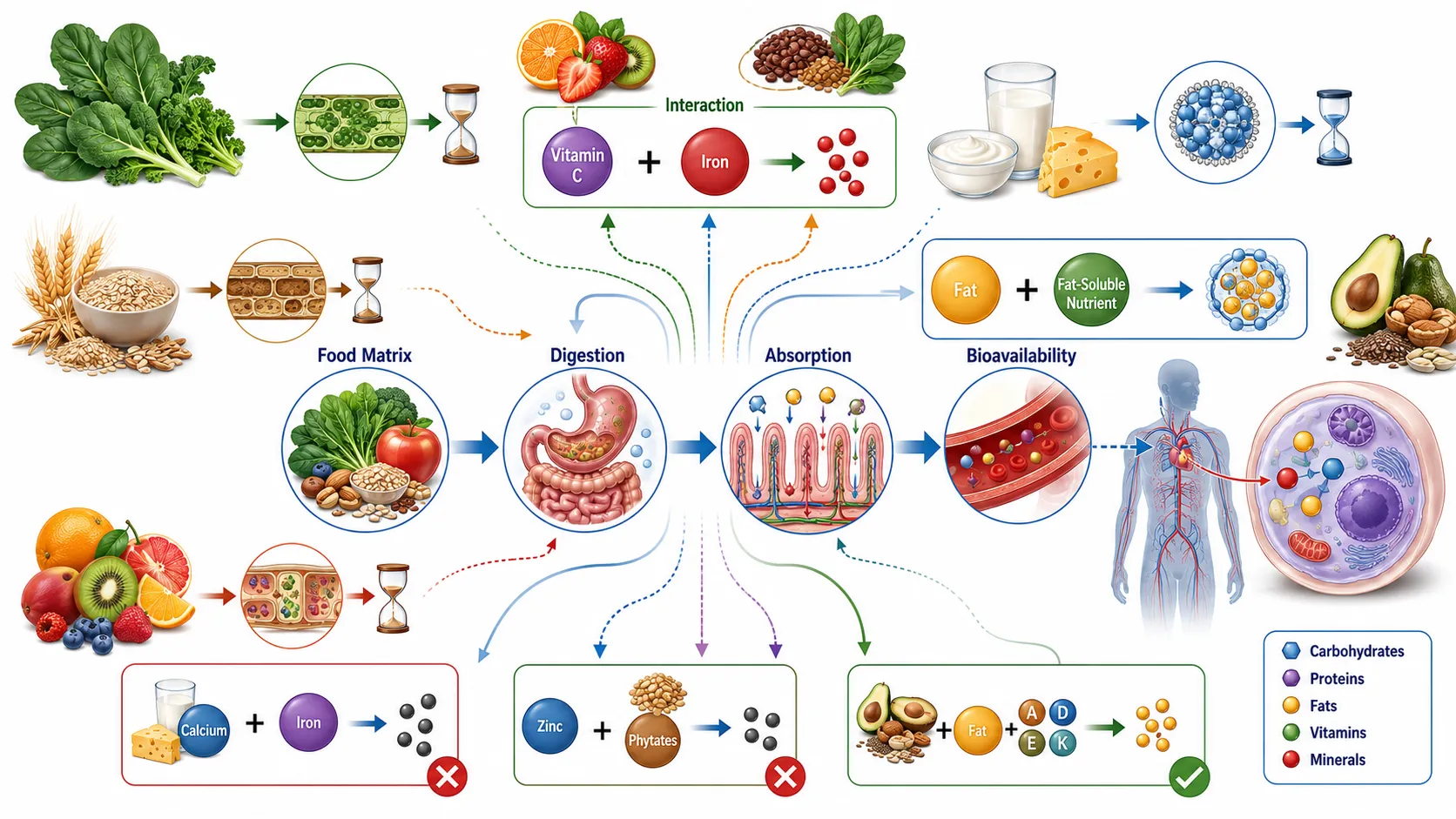 From Food Matrix to Bioavailability