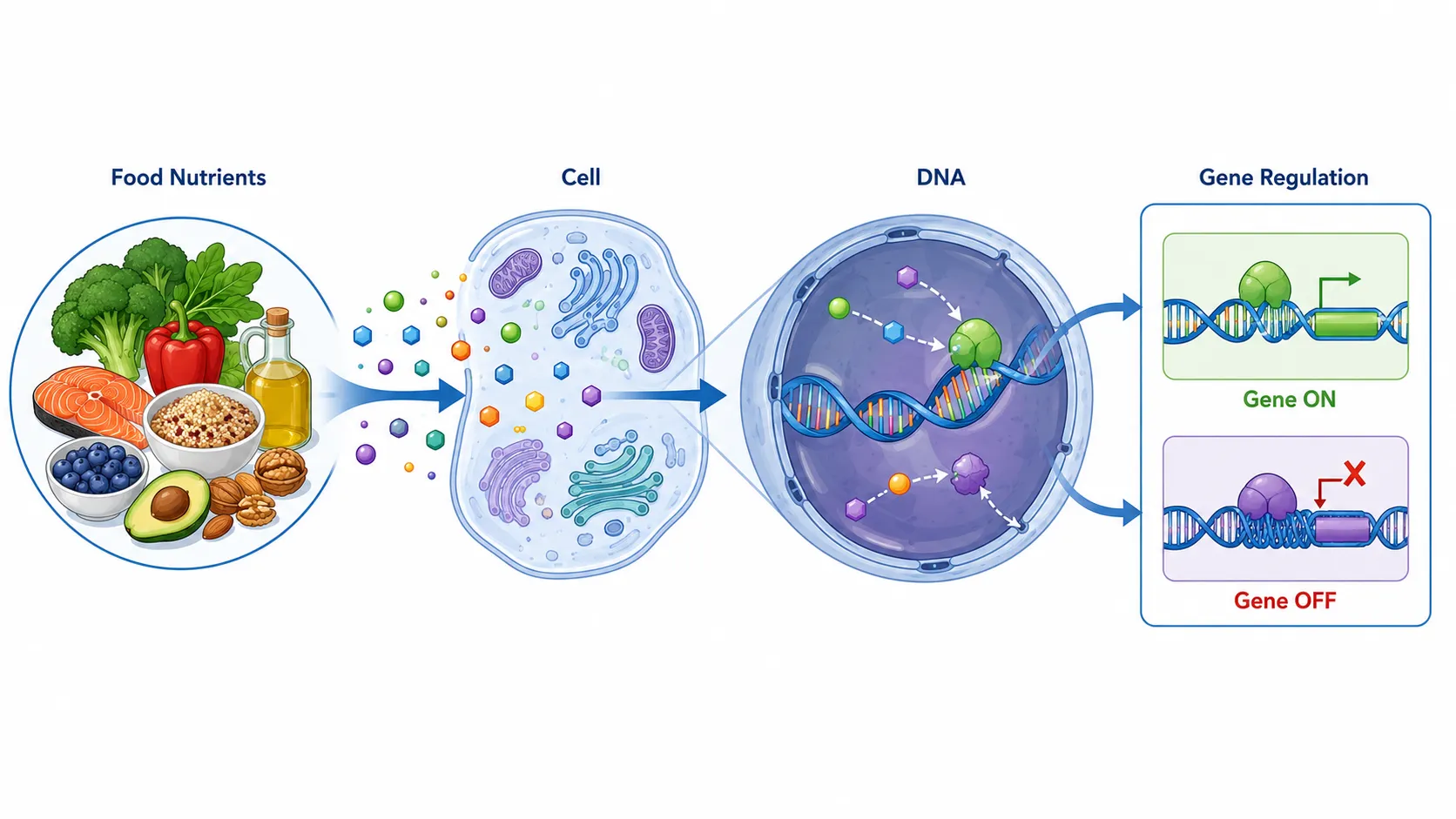 Lesson no 1 : Investigate gene–nutrient interactions and epigenetic influences. 1 From Food to Gene Regulation 1