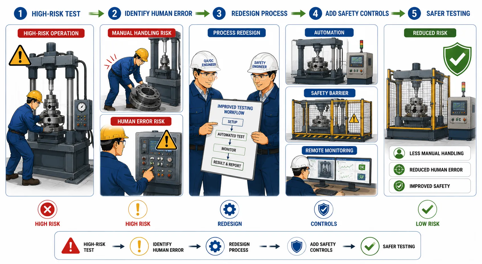 From High Risk Testing to Safer Automation