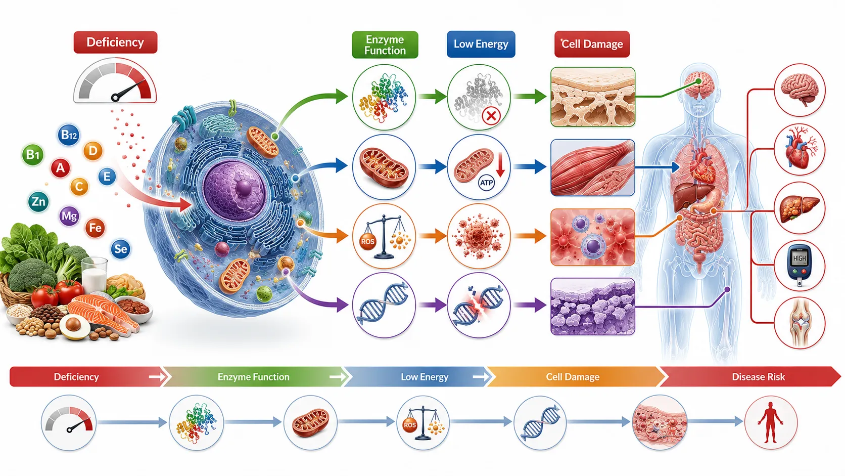From Micronutrient Deficiency to Disease Risk
