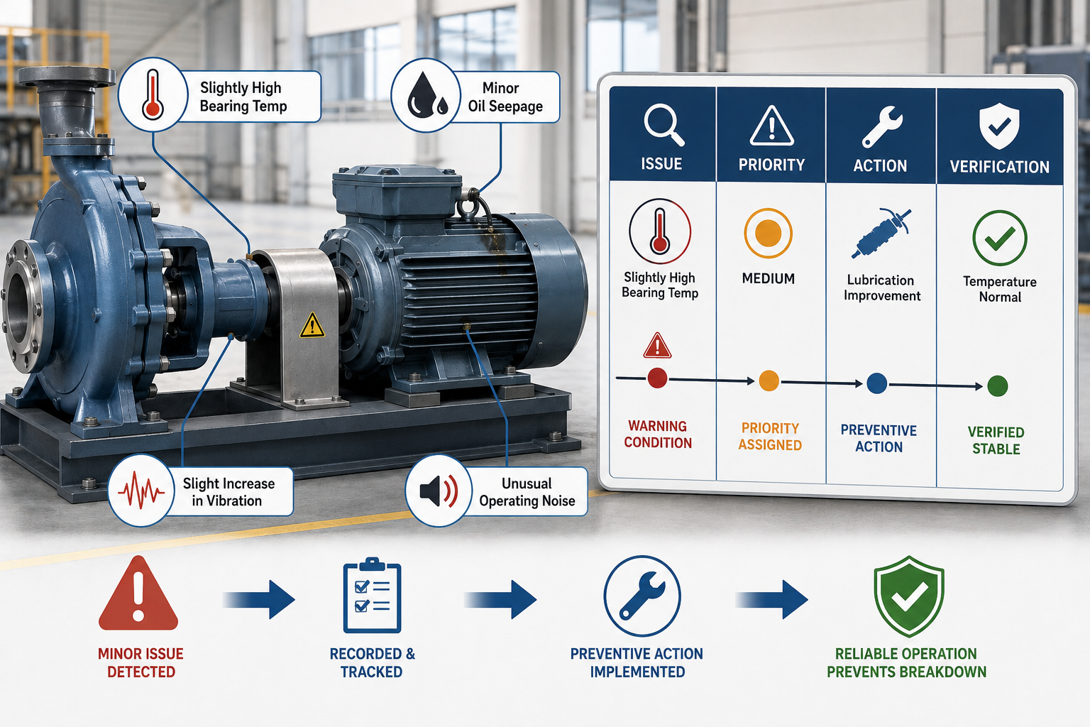 Industrial Maintenance Tracking Workflow