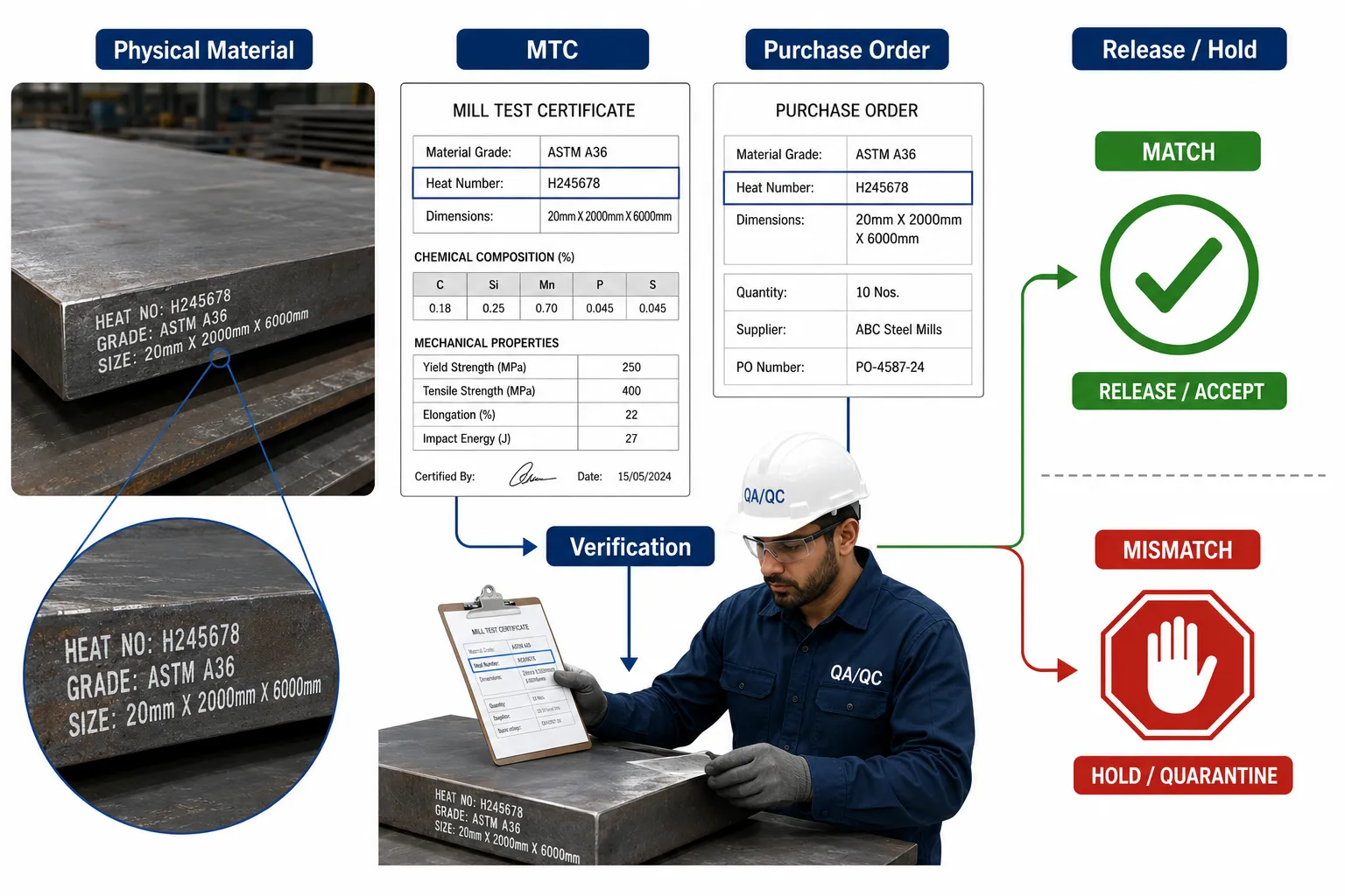 Lesson 1: Assess properties and performance of mechanical components and materials used in projects. 2 Material Verification Decision Flow