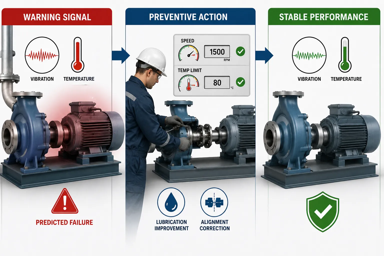 Predictive Maintenance Workflow Infographic