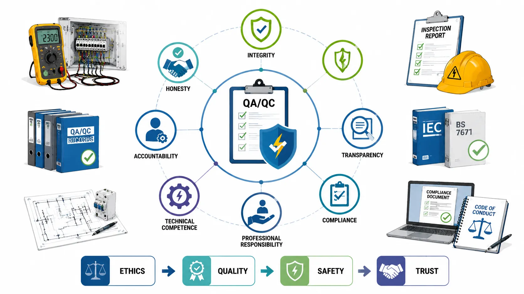 QAQC Integrity and Compliance Infographic