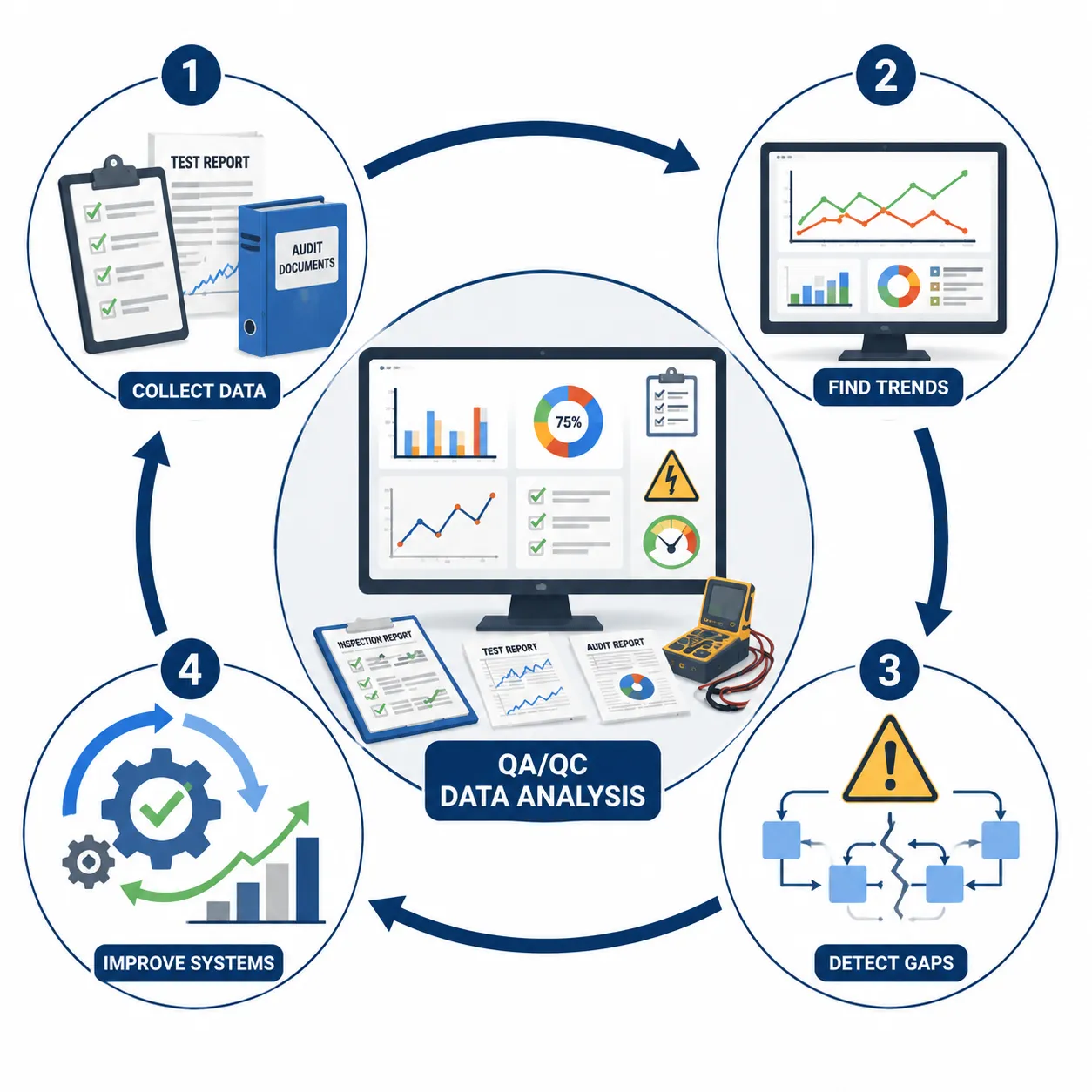QAQC Performance Data Analysis Process