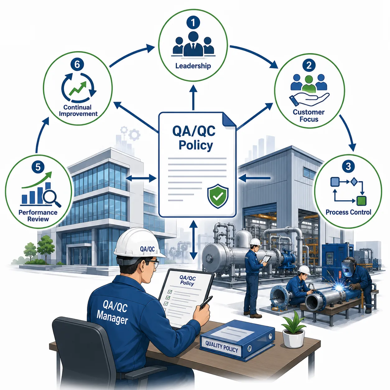 QAQC Policy Quality Management Cycle