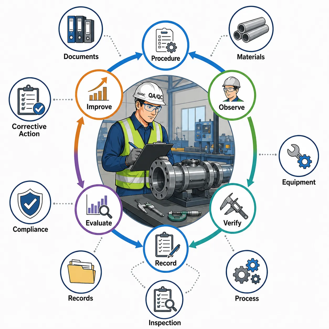 QAQC Workshop Process Infographic