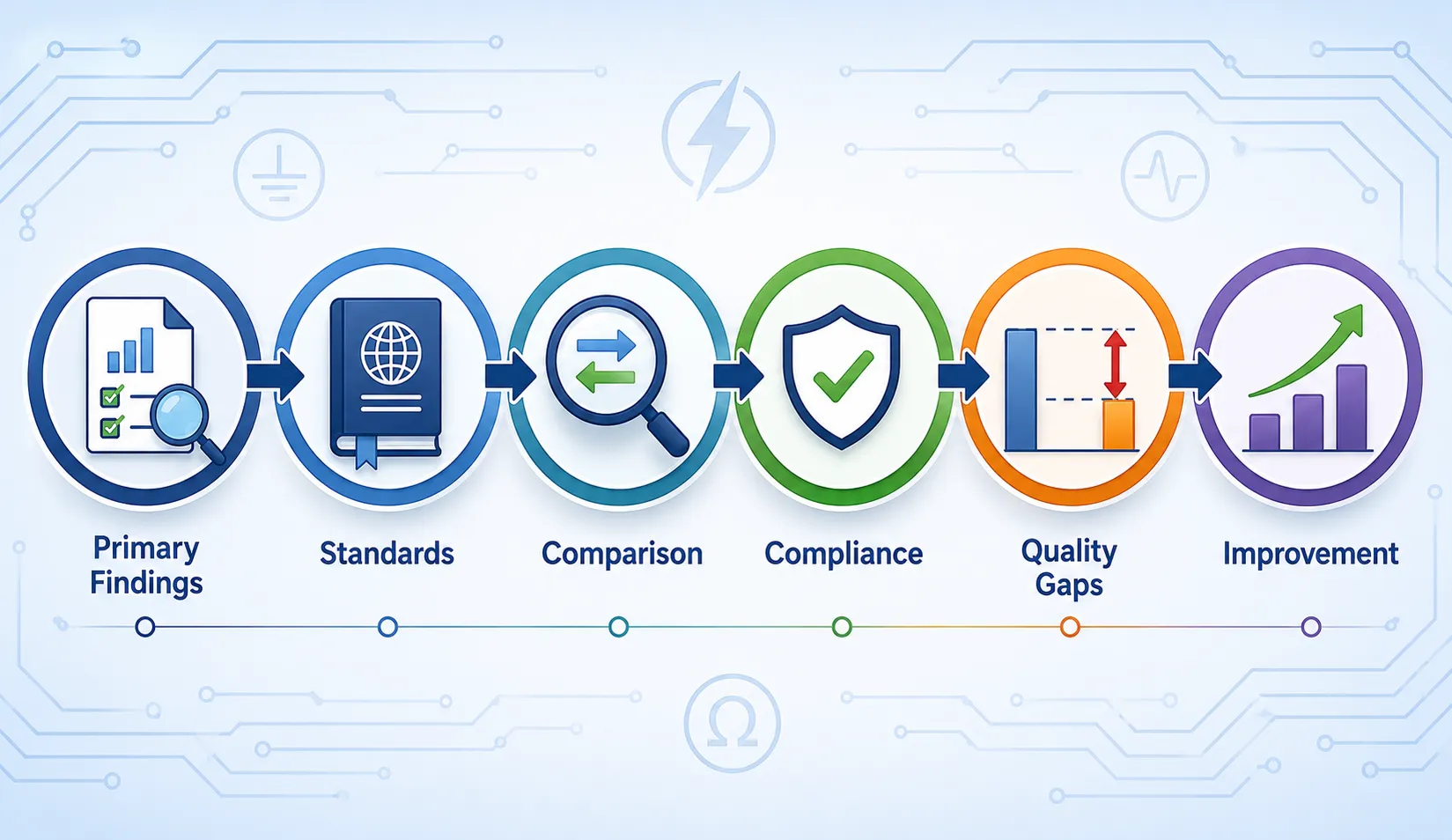 Lesson 5: Evaluate Findings Against Industry Standards and Best Practices 1 Six Step Electrical Improvement Process