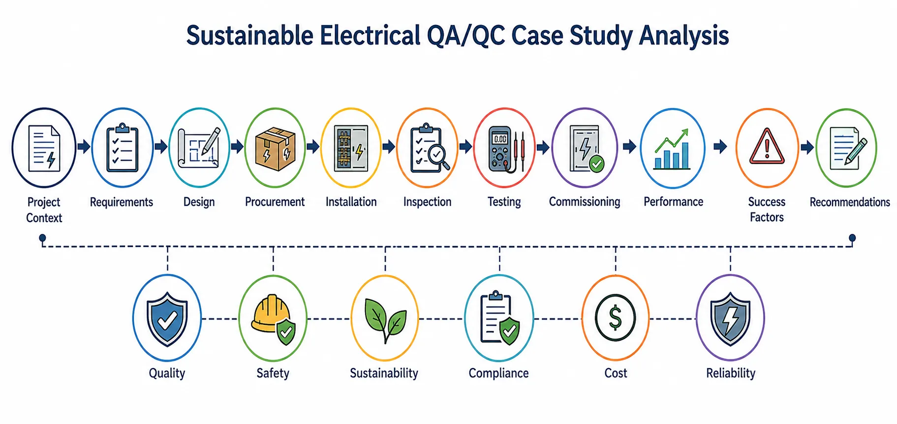 Sustainable Electrical QAQC Flowchart